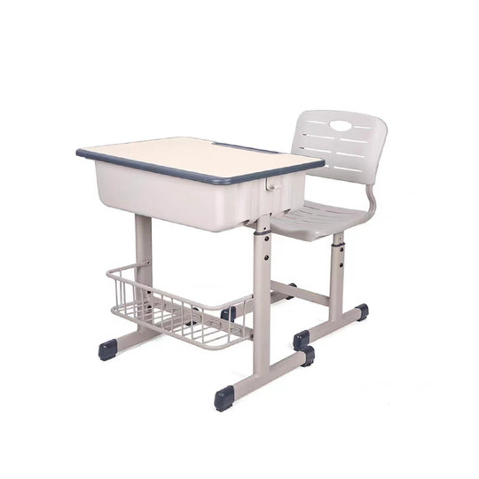 Environmentally friendly school desks and chairs that can be lifted