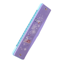 Ice and Snow Edge Love Tha Princess Harmonica Child Baby Special Beginner girl to blow up a musical instrument toy