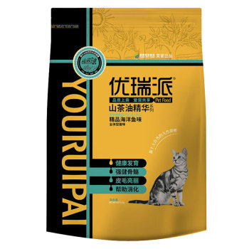 Euripai bulk cat food 500g*5 bags universal 5 catties natural main food kitten adult cat milk cake ລົດຊາດປາທະເລເລິກ