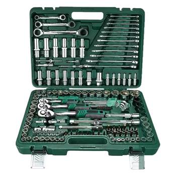 Multifunctional auto repair tool set combination ratchet socket wrench car repair motorcycle repair tool box