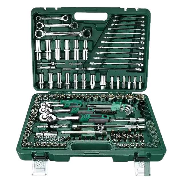 Multifunctional auto repair tool set combination ratchet socket wrench car repair motorcycle repair tool box