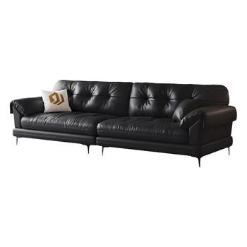 Government subsidies new style of medieval leather sofa