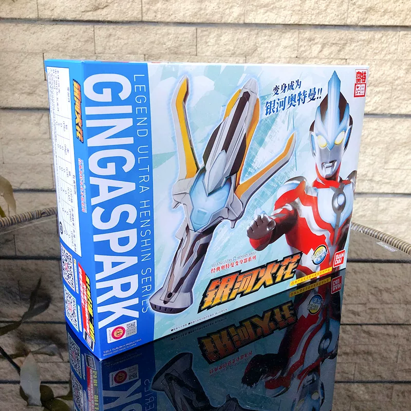 Оригинальная китайская версия Bandai Ultraman Tiga Divine Light Stick Orb Ring Rob Crystal Geed Gauss Voice Changer