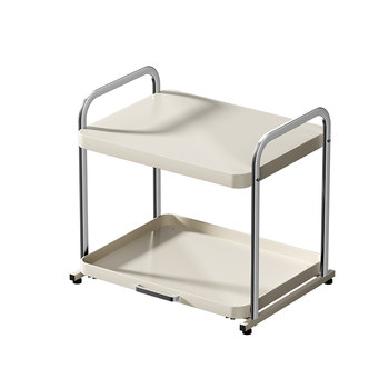 Large capacity, large load-bearing smooth guide rail microwave oven rack