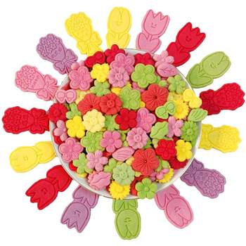 Beautiful cake baking decoration with rich colors