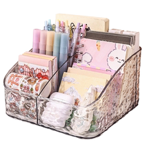 Stationery transparent containing box office table pen holder desktop station debris to sign up to the Acrylic Shelf