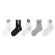 Mianqi Xiong summer ກິລາບາງໆ breathable ກາງcalf socks trendy