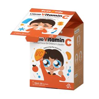 FreeCode儿童维生素c儿童抵抗免疫力复合葡聚糖液体vc官方旗舰店