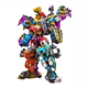 Xinqi Seven-Star Fusion Tyrannosaurus Rex x4 Toy