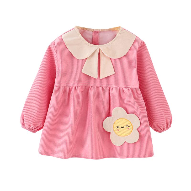 Crystal baby smock children's bib for eating