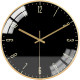 Clock, wall clock, metal, round, light luxury, modern and simple