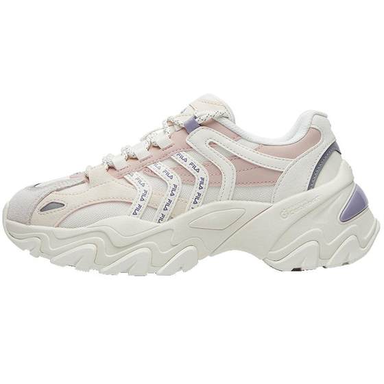 FILA Fishbone 2nd Generation Dad Shoes Women's Reflective Casual Shoes Summer Retro Thick Sole Elevated Shoes Sports Shoes