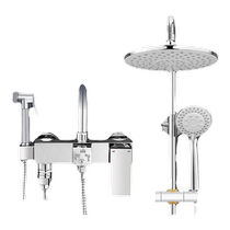 All-copper shower head set bathroom pressurized shower head home bathroom bathroom shower head 2200