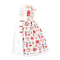 Baby cloak autumn and winter outdoor baby windproof coat thickened New Years clothing season New Years greeting jacket for boys and girls