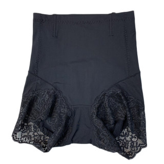 小蛮腰薄款收腹提臀内裤女夏季中腰塑形无束缚收肚腩蕾丝边安全裤