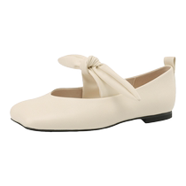Daphne flat shoes womens 2024 new summer French Mary Jane womens shoes small leather shoes womens summer style