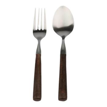 Bakery wood handle with wild knife and fork spoon retro durable