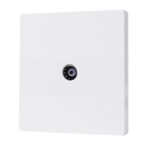 Type 86 wall concealed Gigabit Category 6 computer one cable TV socket closed circuit TV single TV socket panel