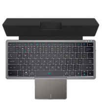 Roostand New Wireless Bluetooth Keyboard Tablet Computer with PU Leather Hidden Touchpad Portable Keyboard