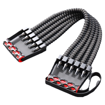 Chest expansion puller mens shoulder training fitness home arm pull back training chest muscle belt rope equipment spring stretcher