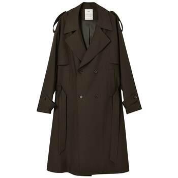 Old money style cleanfit hunting windbreaker mid-length
