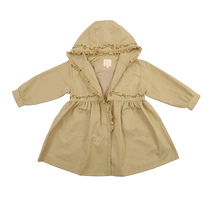 Куртка для девочек с длинным весенним платьем 2024 новая девушка-иностранка Хань версия девушка с детскими весенними и осенними блузками