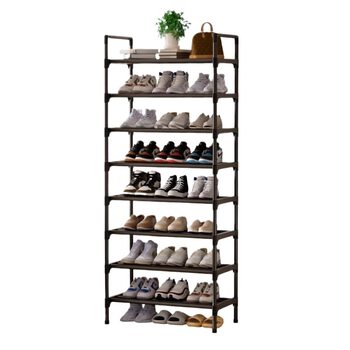 Shoe rack simple door door home multi-layer indoor narrow shoe cabinet dormitory hot 2024 household storage solid