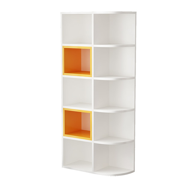 Simple modern bay window balcony cabinet with sturdy storage rack