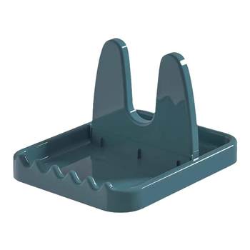Kitchen pot lid rack countertop seat foldable storage rack puts spoon cooking pot spatula pot lid rack storage tool