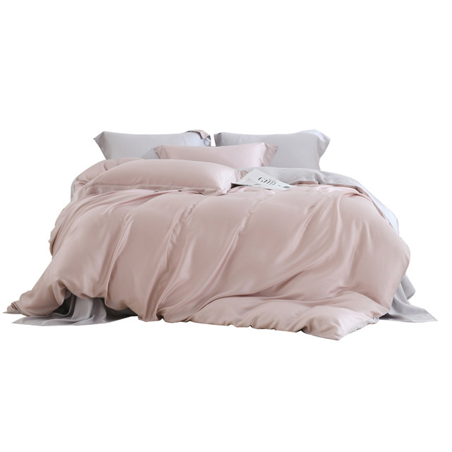 120 pieces of orchid filament four-piece set cool bed cover