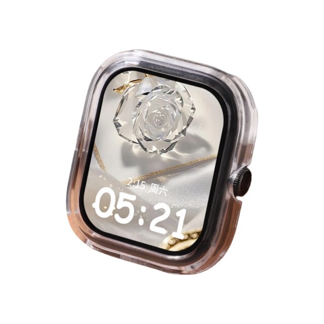 Suitable for Redmi watch6 watch protective case redmiwatch5 protective case 4 hollow half pack PC watch case smart sports watch four or five representatives with replacement anti-fall frame universal accessories