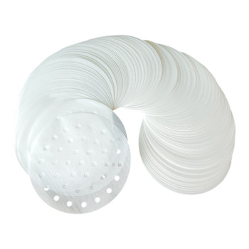 Silicone Paper Steamer Paper Non-Stick Paper Disposable Small Steamed Bun Oil Paper Steamed Buns Bread Basket Paper Round Pad