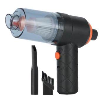 Household two-in-one charging car vacuum cleaner for car large suction small handheld mini dust sucking motorcycle rear seat