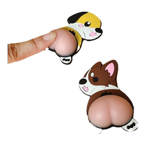 Cartoon door handle silicone anti-collision pad anti-collision sticker door stopper decompression anti-bump anti-collision artifact door blocking cabinet door