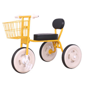 ຜະລິດຕະພັນໃຫມ່ເປີດຕົວສໍາລັບເດັກນ້ອຍ, ງ່າຍດາຍ, ນ້ໍາຫນັກເບົາແລະງ່າຍຕໍ່ການພົກພາ, ອາຍຸ 2-3-4 ປີ, stroller toy pedal ຍີ່ປຸ່ນສາມລໍ້ທີ່ມີ backrest