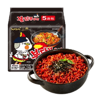 Южная Корея Импортирует Samyang Три Питательных Индейки Noodles 140g * 5 Bag Night Snight Instant Noodes Instant Noodles Instant Noodles