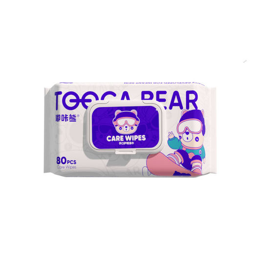 嘟咔熊 婴儿手口湿巾 1大包手口屁专用 家庭实惠装 纯水湿纸巾