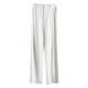 White suit casual high waist narrow version of ice silk wide-leg pants