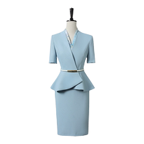 Teacher professional suit skirt high-end suit medical beauty consultant front desk work clothes beauty salon work clothes womens summer