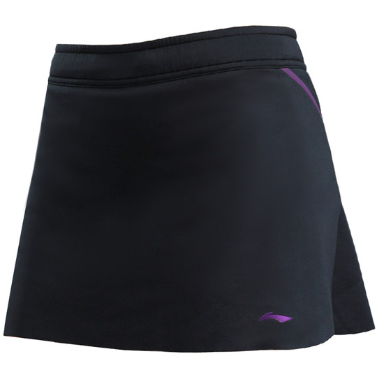 李宁运动裙裤短裙女式羽毛球裤裙乒乓球半身裙秋冬网球裙子防走光