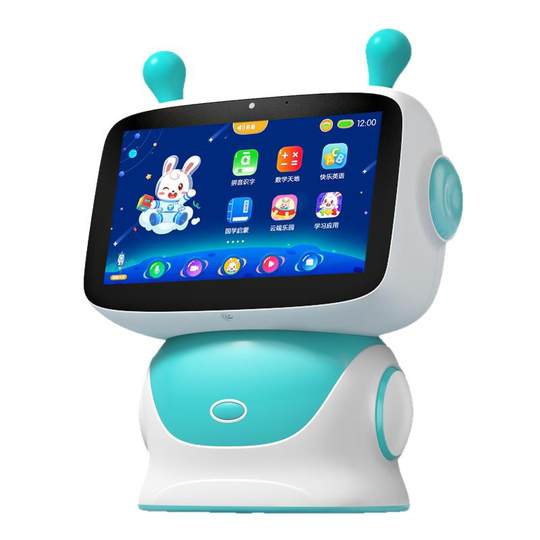兔小贝智能早教机器人9寸儿童宝宝听儿歌讲故事Ai拼音识字0一3岁6