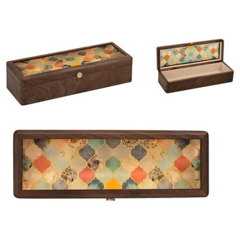 Yiji high-end incense box horizontal incense storage box ກ່ອງເປົ່າໄມ້ແຂງຍາວ 26cm ກ່ອງຂອງຂວັນທີ່ທົນທານຕໍ່ຄວາມຊຸ່ມຊື່ນ