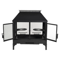 Purple leaf outdoor barbecue stove villa home B&B bonfire stove firewood heating around the stove tea brewing courtyard barbecue stove