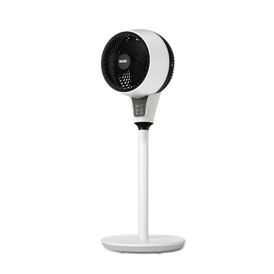 SSOK air circulating fan electric fan home landing fan platform standing static shaking head turbine remote control dormitory electric fan