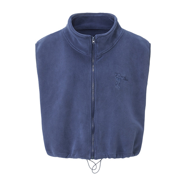 Popular navy blue Austrian velvet warm dance vest is loved by all