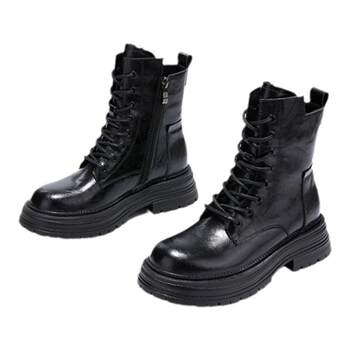 Versatile and comfortable front lace-up fashionable martin boots for saturday