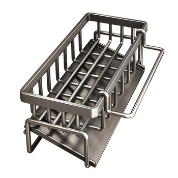 Non-dirty countertop drain rack