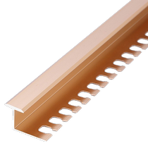 Dianjuege edge closing floor beading decorative aluminum metal strip edge sealing tile dry hanging waist line wall tile closing