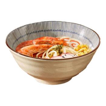 New style of ceramic japanese-style underglaze ramen bowl