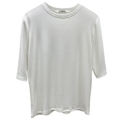 Breaking news! Soft waxy mid-sleeve T-shirt, versatile stretchy slimming quarter-sleeved T-shirt for spring and autumn, round-neck top